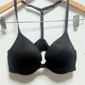 PINK Victoria's Secret Black T-Back Bra 34B